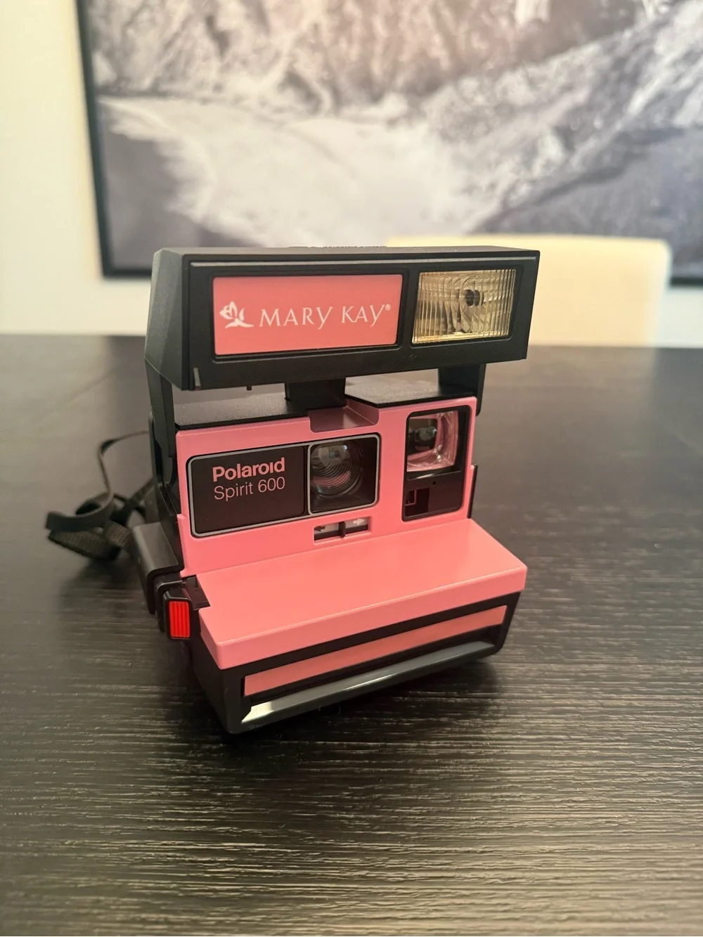 NEW Vintage Mary Kay Polaroid Spirit 600 Black & Pink Instant Film Camera